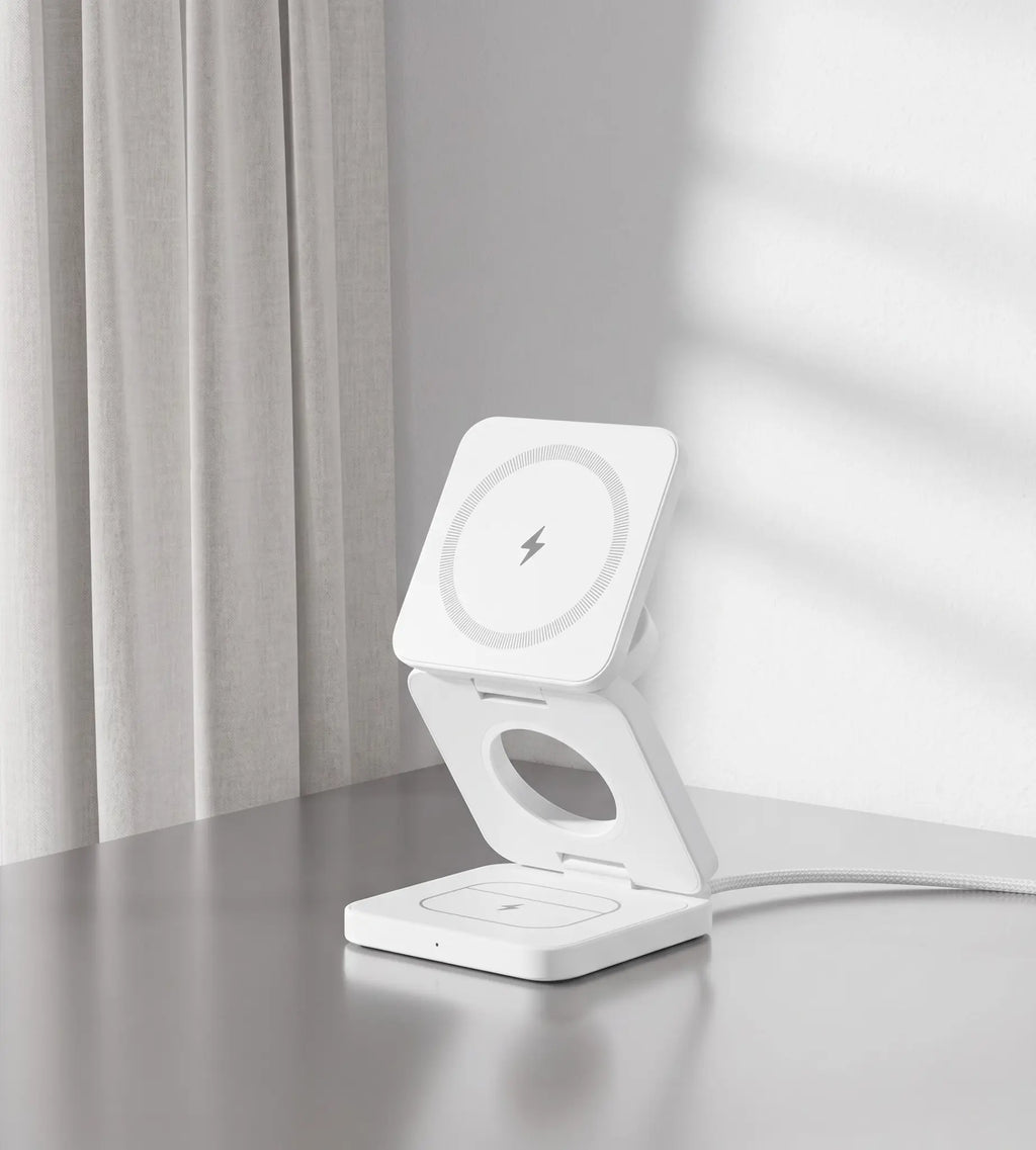 Cargador Inalámbrico Plegable MagSafe 3 en 1