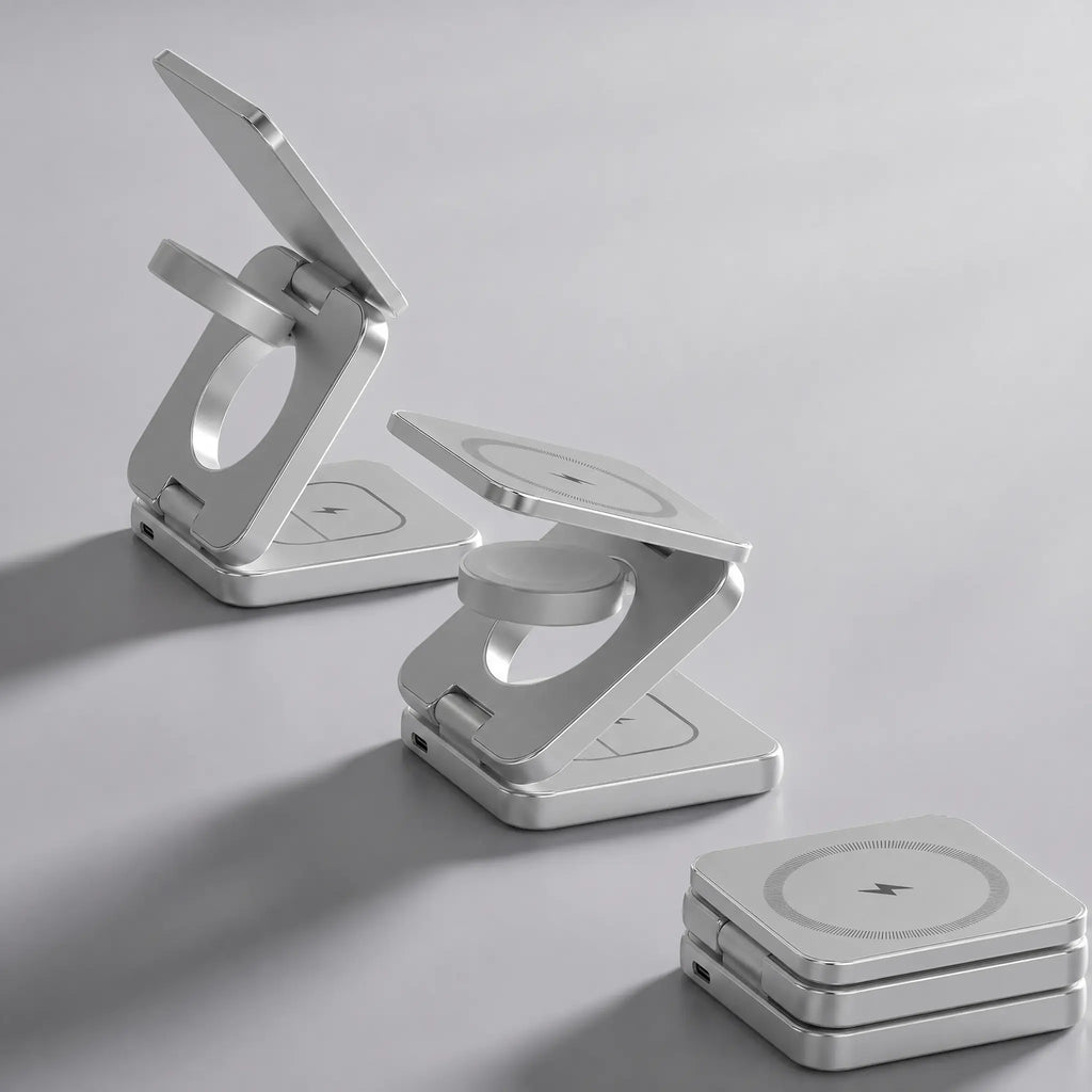 Cargador Inalámbrico Plegable MagSafe 3 en 1