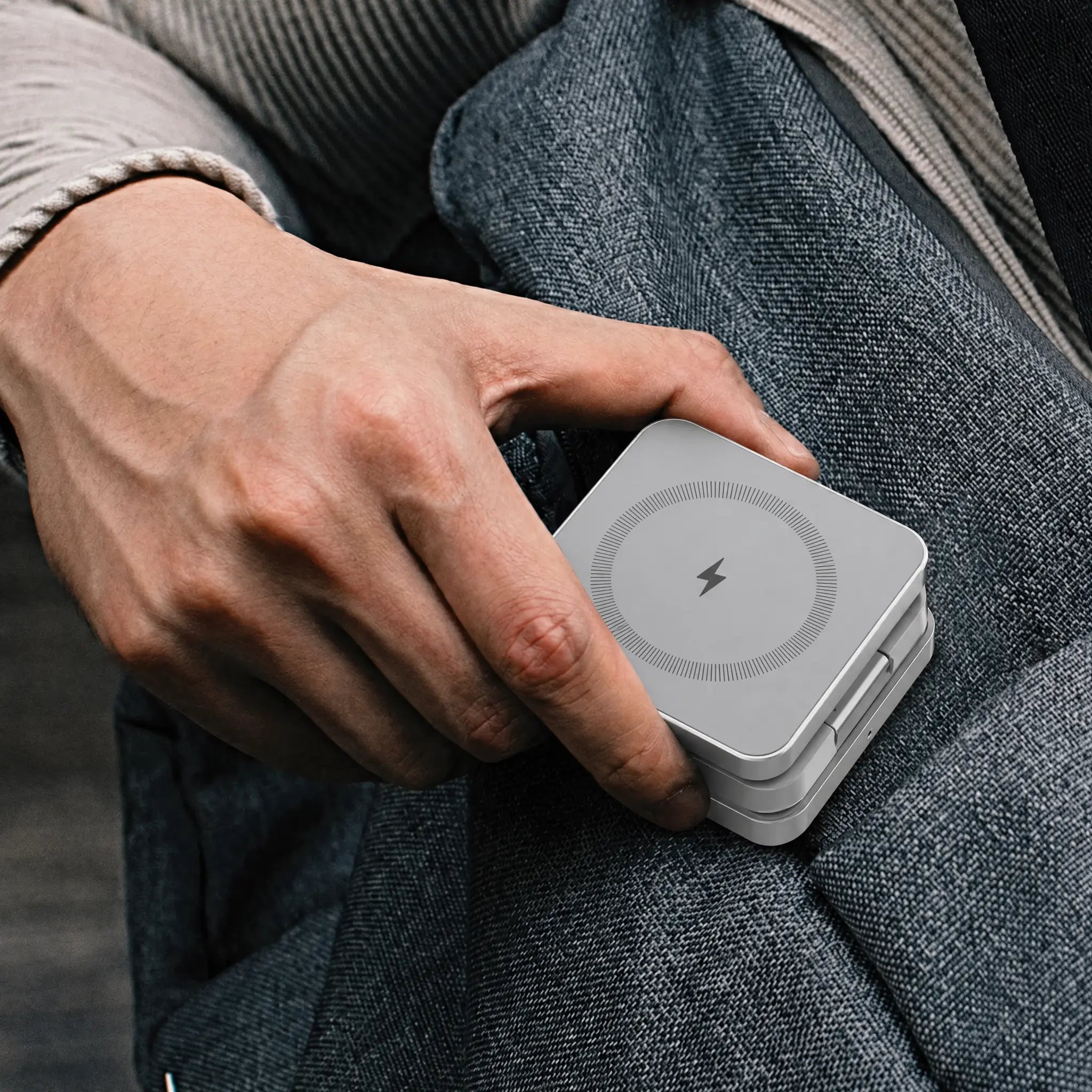 Cargador Inalámbrico Plegable MagSafe 3 en 1